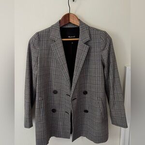Madewell Plaid Blazer